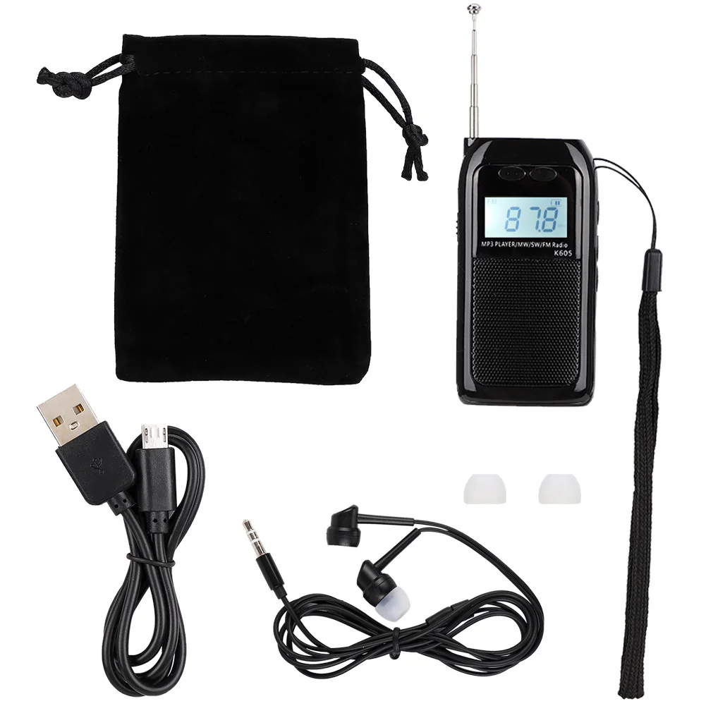 Mini FM MW Radio Mini MP3 Radio Mini FM Radio Mini FM Radio  FM MW Radio Receiver Digital Tuning Stereo MP3 Music Player