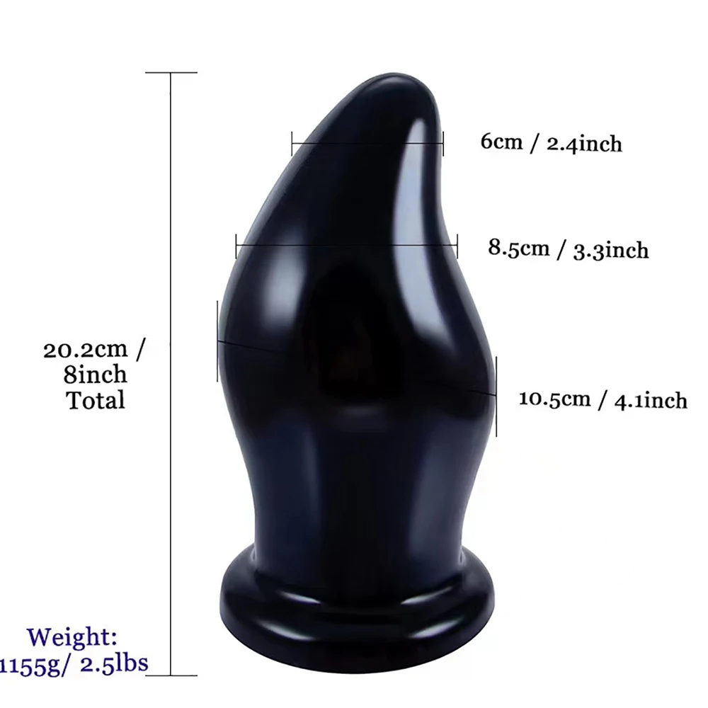 Plug Anal Grande e Grosso para Homens e Mulheres, Massageador de Próstata, Brinquedos Sexuais, Masturbador Feminino, Ânus Estimulado, Produtos Sexuais, Erótico, Sexy, 10,5 cm