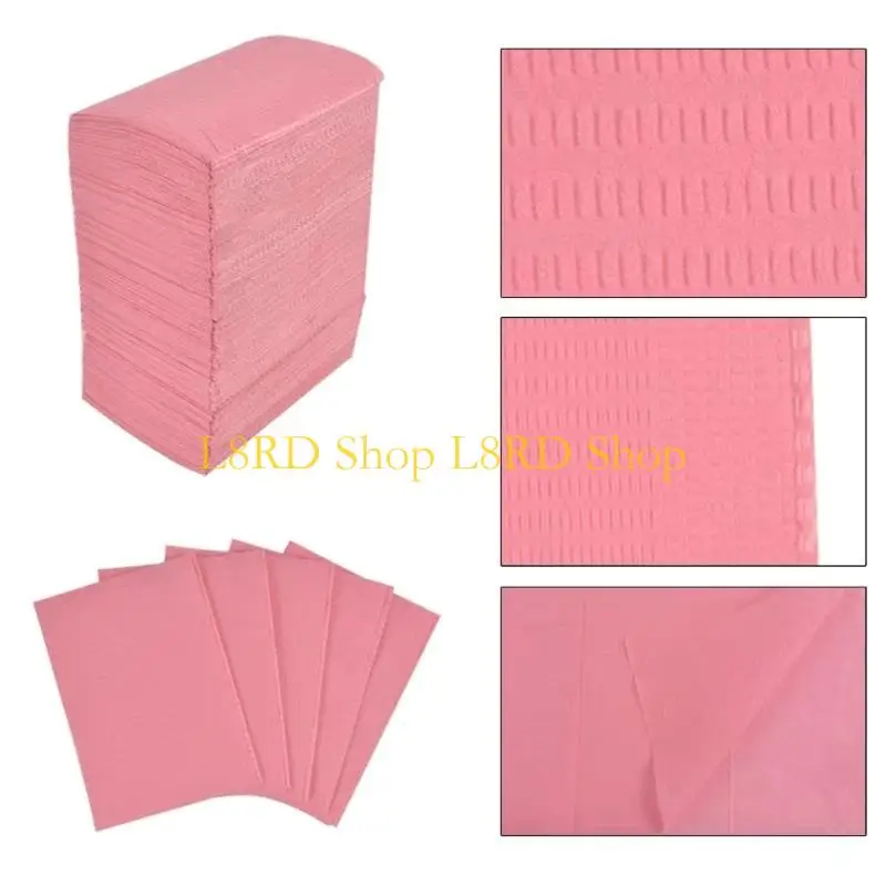 L8RD 125pcs Składany lakier do paznokci jednorazowy poduszka do paznokci Mata Mata