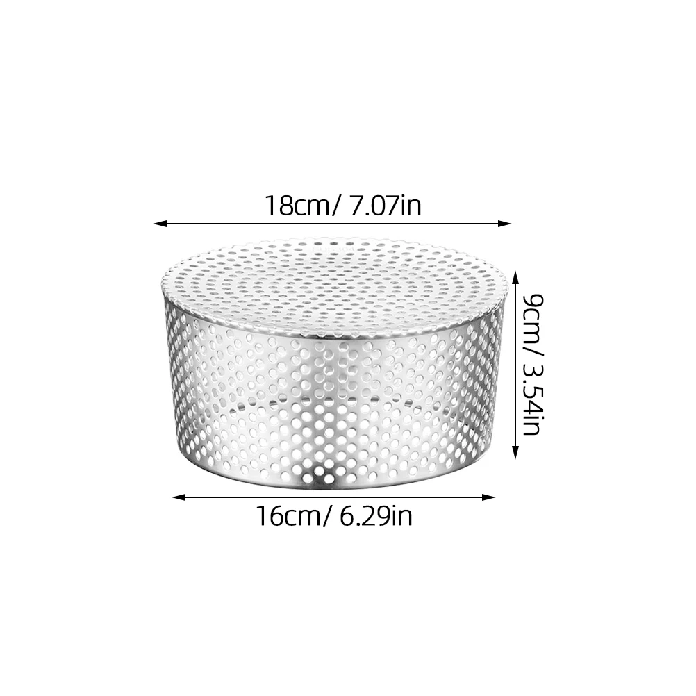 

Крышка сливного фильтра на крыше из нержавеющей стали, прочный круглый напольный фильтр с защитой от блокировки желоба на открытом воздухе