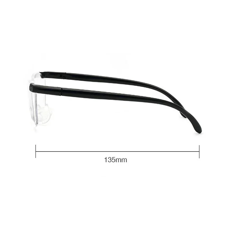 Big Vision Magnifying 1.6 Reading Glasses Men Women Vintage Eyewear Magnifier +250 Magnifies Vision Lens