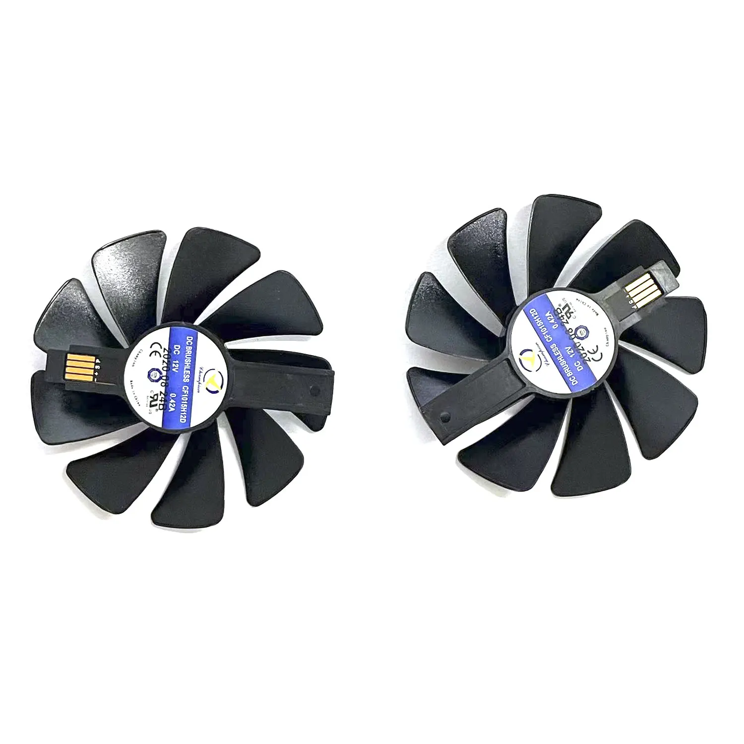 جديد GPU مروحة 95 مللي متر CF1015H12D تيار مستمر 12 فولت 0.45A RX 580 بطاقة الرسومات استبدال الملحقات ل SOYO AMD axsnow RX580 بطاقة الرسومات