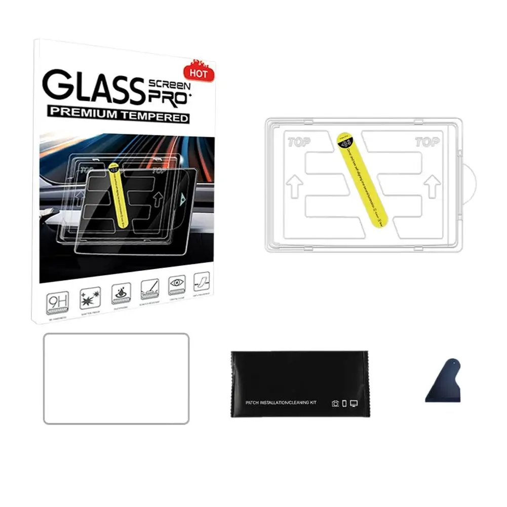 Für Tesla Model Y Juniper YL 2026 16-Zoll HD Hartglasfolie Staubfreier Touchscreen-Schutz & Installationswerkzeug – Detail 4