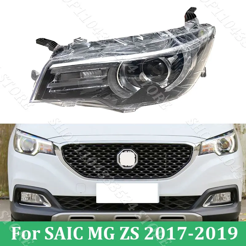 Front Bumper Head Light 10/11 Lines For SAIC MG ZS 2017 2018 2019 Head Lamp Light Headlamp