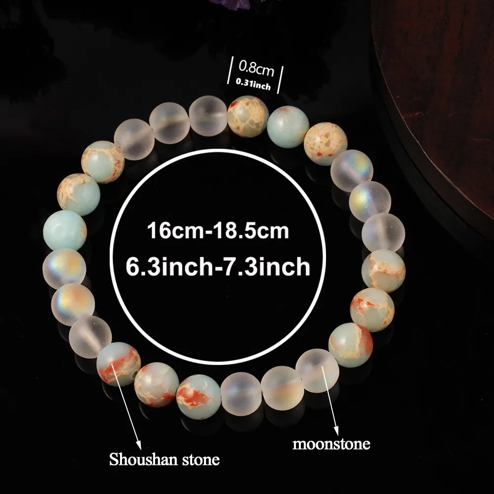 8mm Natural Shoushan Stone Hea - Longevity Health & Wellness Hotel recensie en prijs