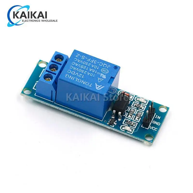 1 Channel 12V relay module with optical coupling isolation relay MCU expansion board high / level trigger