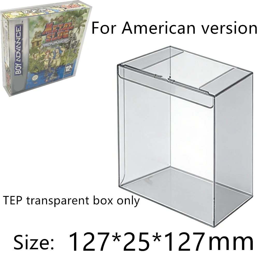 Transparent Box Protector For Game Boy Advance/GBA GB GBC Collect Boxes PET Storage Game Shell Clear Display Case