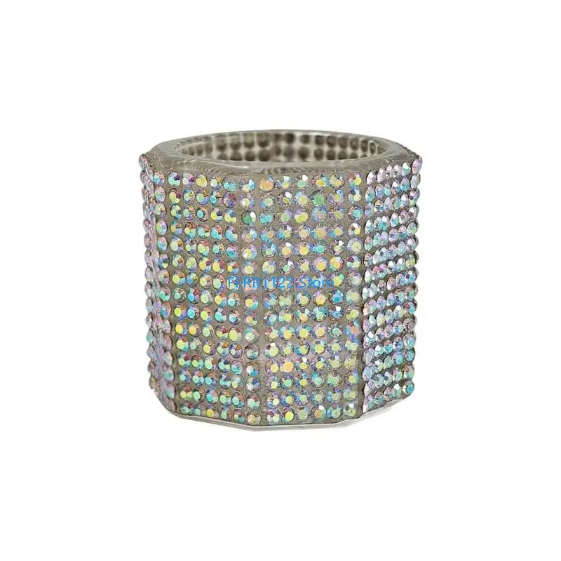 Y1UF Thạch Dụng Cụ Làm Móng Tay Hộp Thủy Tinh Bàn Chải Quản Lý Chăm Sóc Cho Móng Tay Lưu Trữ Chất Lỏng Và Tổ Chức Vật Dụng Nhỏ