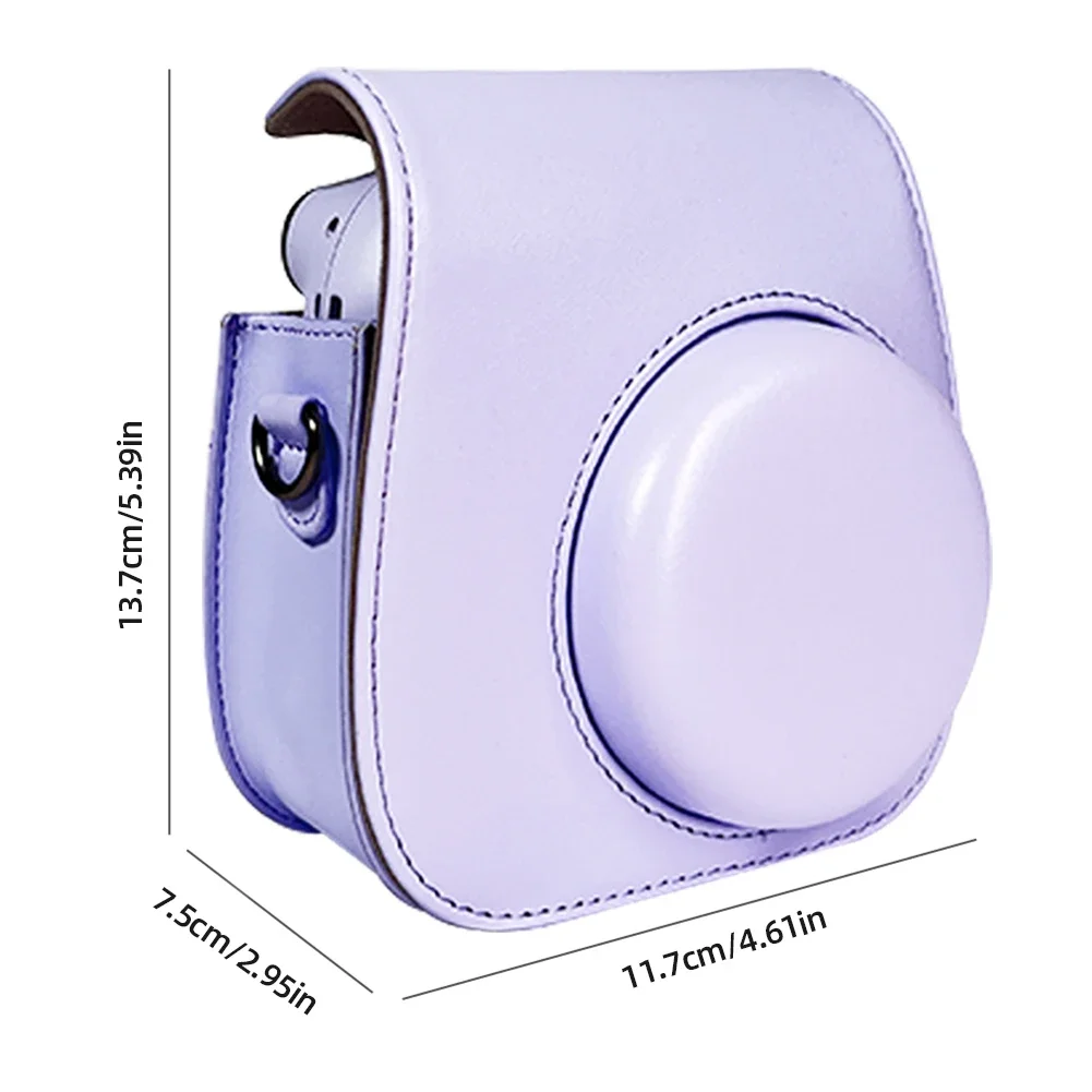 For Fujifilm Instax Mini 12/11/9/8  Camera Case Storage Bag PU Leather Camera Protective Carrying Bags Scratchproof Accessories