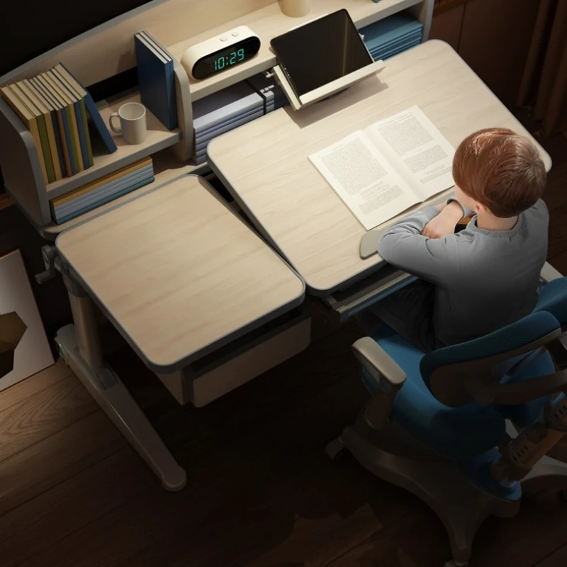 

Electric children's study table Electronic control primary school students Home desk Writing table