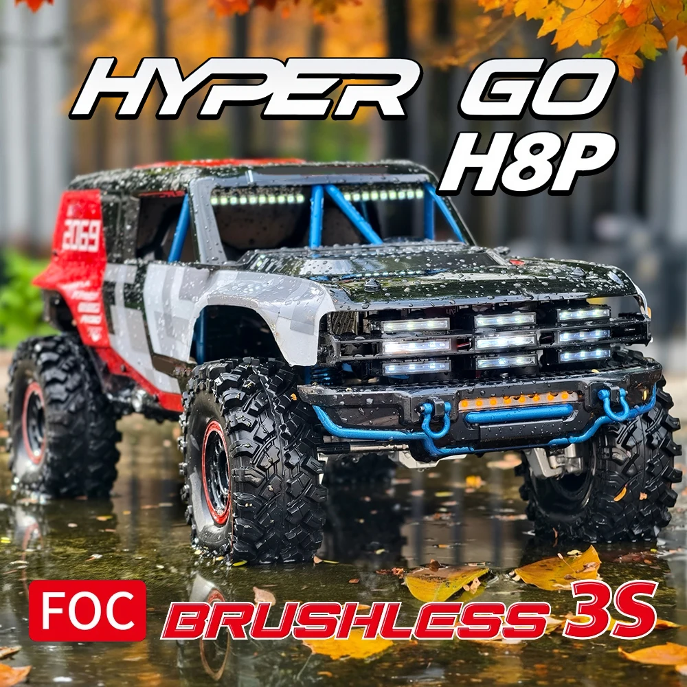 Revisão Completa do MJX HYPER 1/8 H8P 4WD RC Car RTR: O Melhor Crawler de Escala 1:8 para Amadores e Profissionais