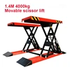 工場出荷時の価格 4000kg 1.2m/1.4m/1.6m/1.8m 油圧モバイルシザーカーリフト販売用可動シザーリフター 2