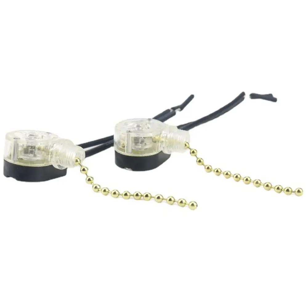 Universal Pull Cord Switch Replacement For Wall Lamp Bedside Light Ceiling Fan Lighting Fixture Durable Nylon Toggle Component