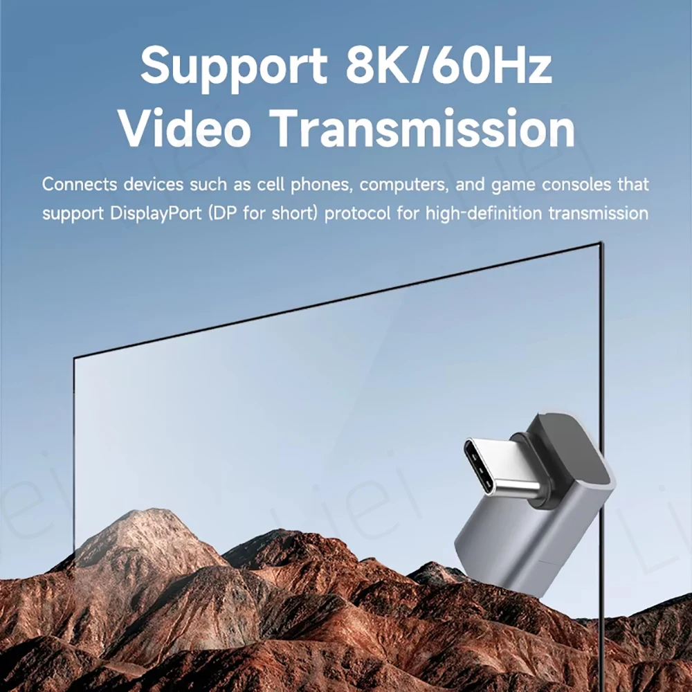 NEW 240W USB C to C Adapter 40Gbps 8K 60Hz 90 Degree Converter USB4 Adapter for Thunderbolt 4/3 MacBook iPhone 17 Pro Tablet