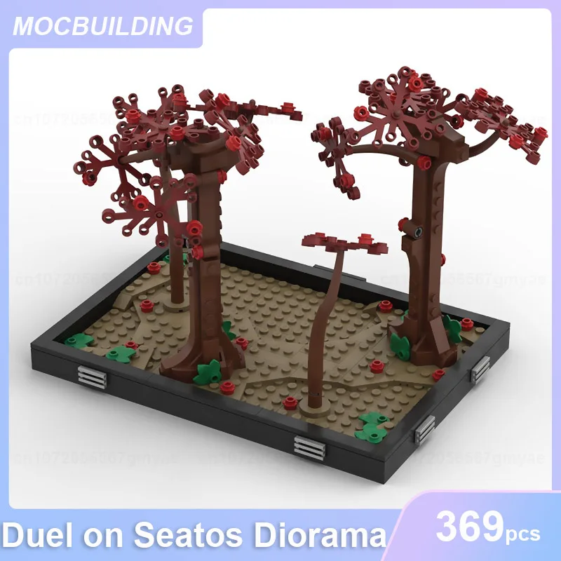 

Duel on Seatos Diorama Model MOC Building Blocks DIY Assemble Bricks Collection Display Educational Creative Toys Gifts 369PCS