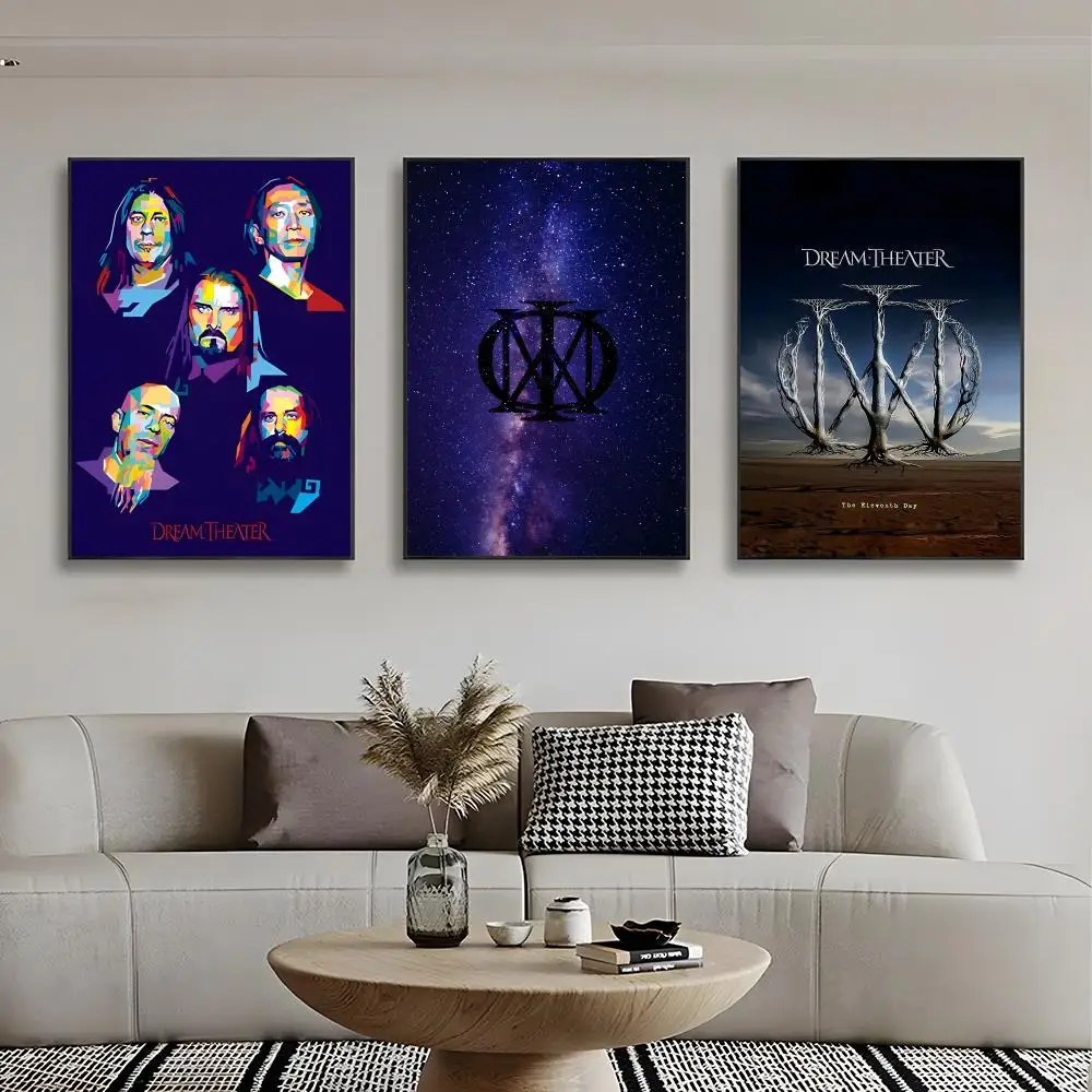 Symphonic D-Dream Theater Poster Retro Kraft Paper Sticker DIY Room Bar Cafe Aesthetic Art Wall