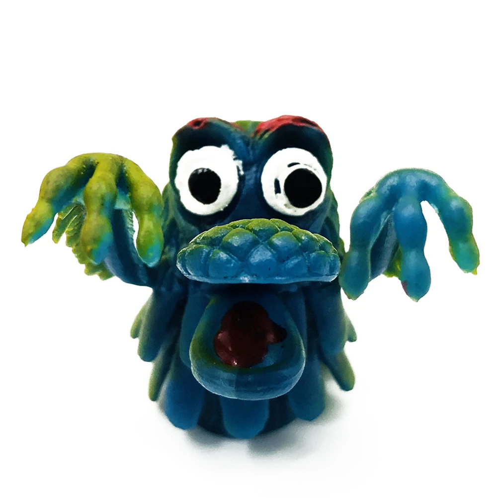 Marionetas de dedo de animales de silicona para niños, 5 uds., narración de cuentos para niños, regalo para juego de imitación, personajes de simulación, marionetas de mano