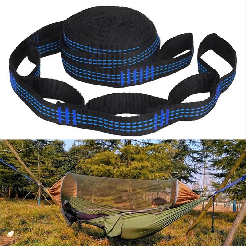 2Pcs Heavy Duty 3M Hammock Strap Tree Hanging Belt Outdoor Camping Clothesline