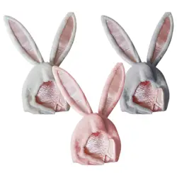 Cute Rabbit Bunny Ears Hat Women Girls Headdress Cosplay Photo Props