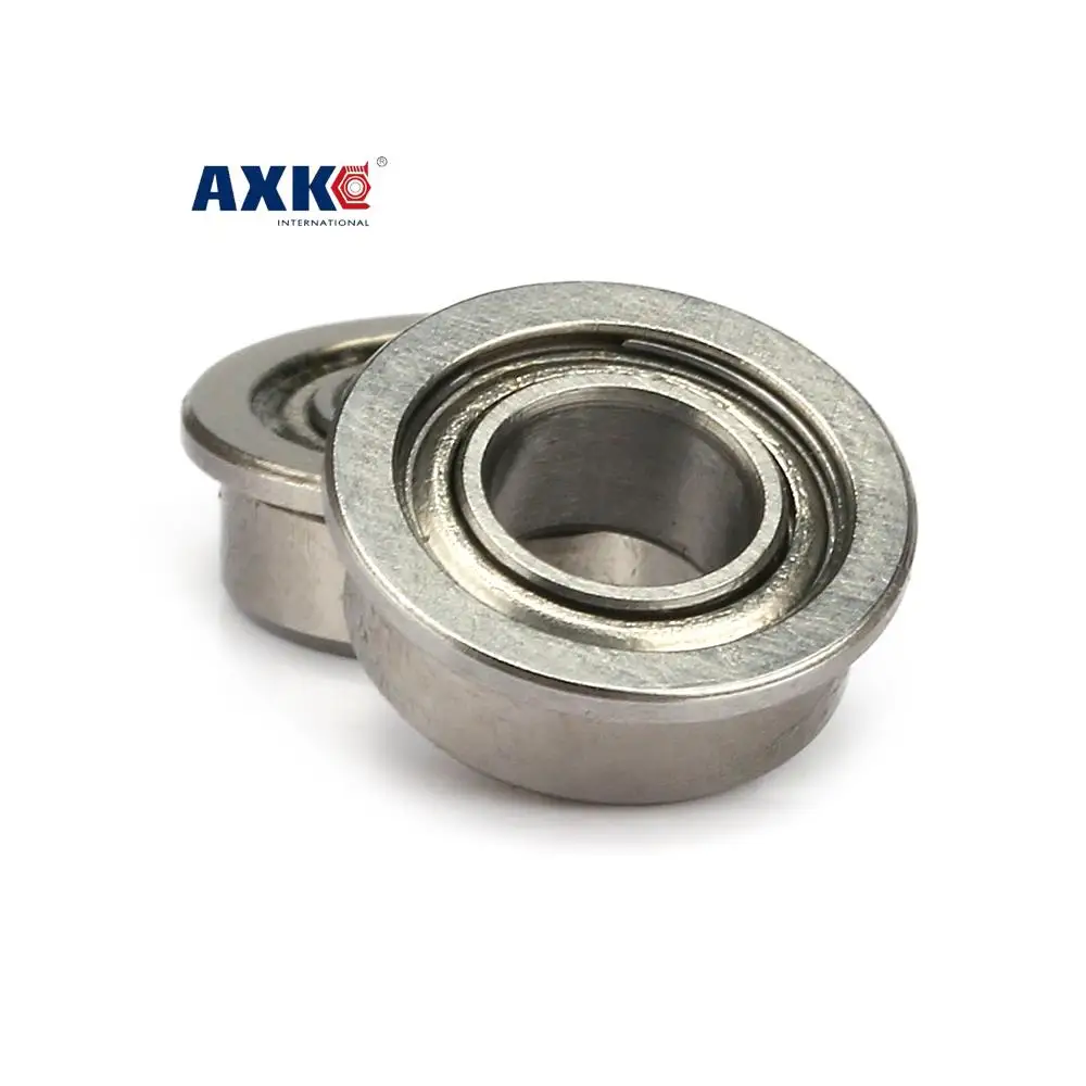 Flanged deep groove ball bearing with single rib F6000 6001 6002 6003 6004 6005 6006 6007ZZ 2RS