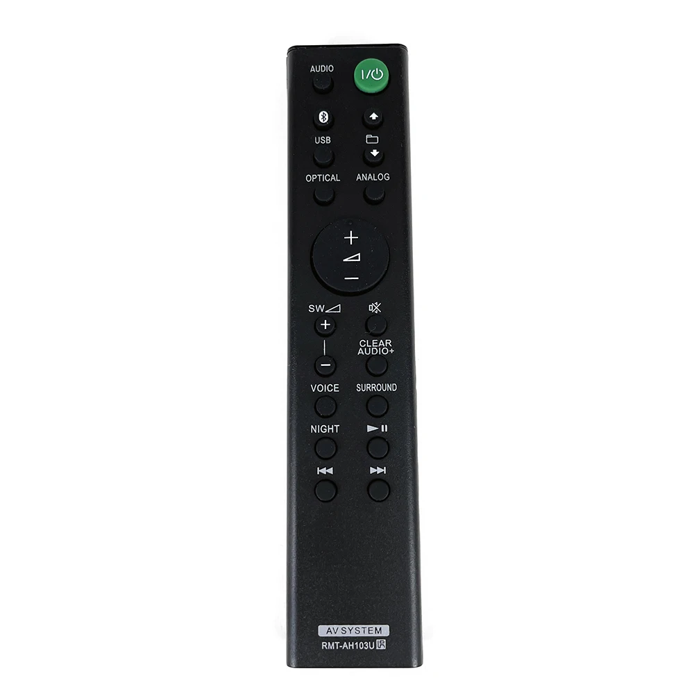 Remote Control use for Sony Sound Bar RMT-AH103U HT-CT80 SA-CT80 HTCT80 SACT80 SS-WCT80