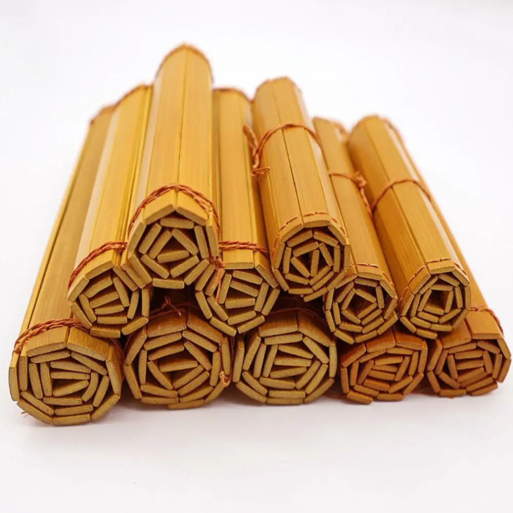 Creative Writable Blank Bamboo Simple Ancient Style Classic Bamboo Slips Books Scroll Letter Writing Paper Foldable