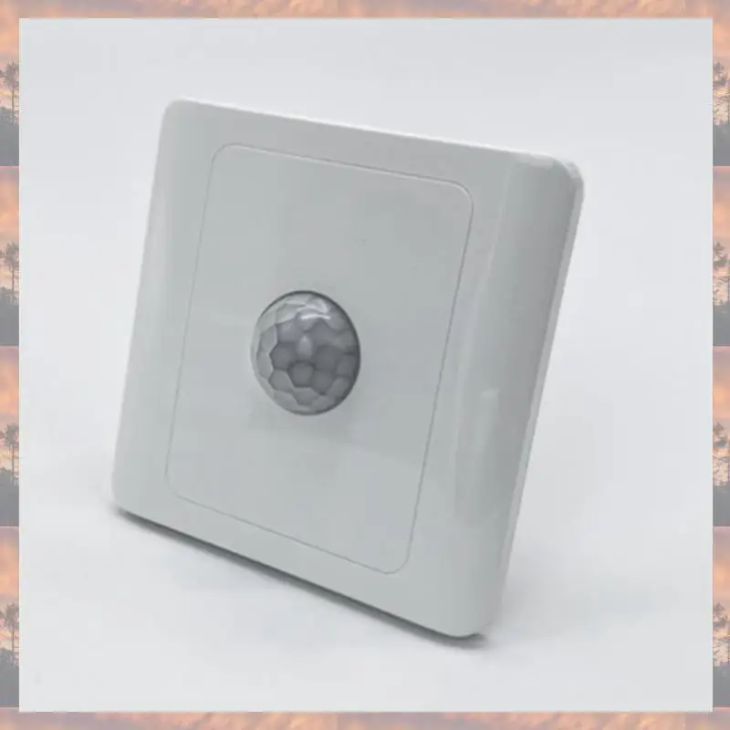 N75R-6X PIR Interruptor de sensor de movimento infravermelho 220V Controle automático LED Interruptor de iluminação da lâmpada Detector de indução corporal inteligente
