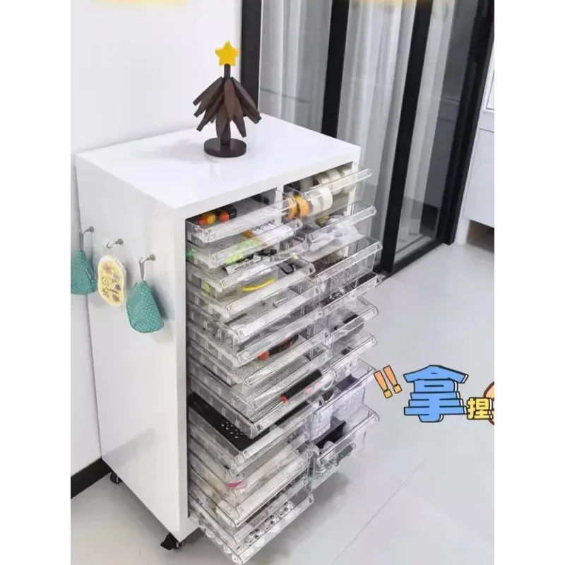 Storage Cinet Drawer Type s er Bedroom Living Room Multi-layer Snacks Toys Interspersed Miscellaneous er Floor