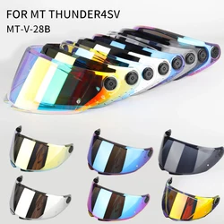 Helmet Visor Shield for MT THUNDER 4 SV Sunscreen Capacete Windshield Uv Protection Motorcycle Replace Extra Lens MT-V-28B