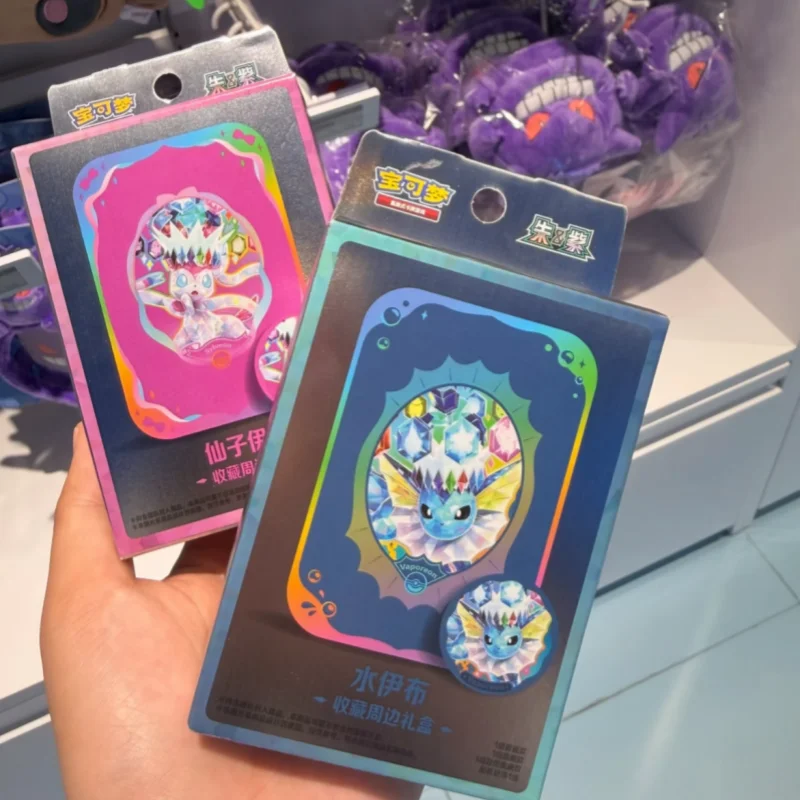 

New Arrival Original PokéMon Ptcg Csv9.5c Scarlet & Violet Terastal Gathering Eeveelutions Collection Gift Box Collection Cards