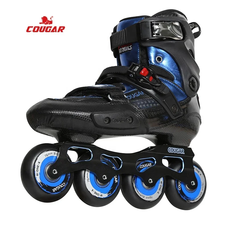 COUGAR Factory Slalom Skate Adult Roller Skate Carbon Fiber Inline Skate For Club Skating Group Men Women Teenager