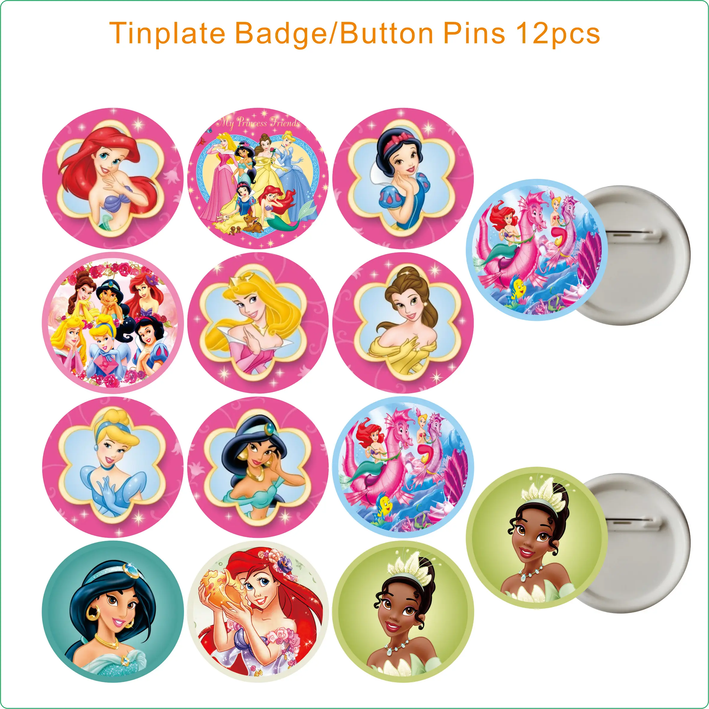 ديزني الأميرة حفلة لصالح صفعة أساور ملصقات الاطفال الفتيات الهدايا حقيبة جودي حقيبة بيناتا شنطة هدايا الحشو استحمام الطفل حفلة سوب