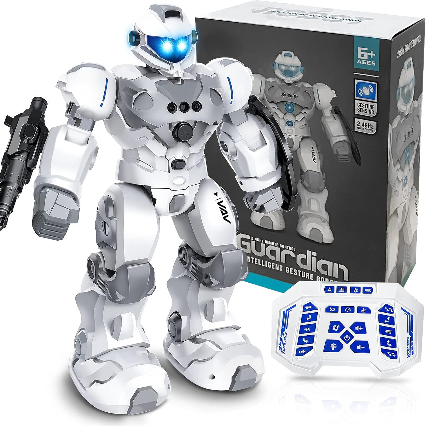  Toys for Boys Girls Remote Control RC Robot Toy Intelligent Programmable Gesture Sensing Birthday Gifts for Kids Age 6 7 8 9 10 