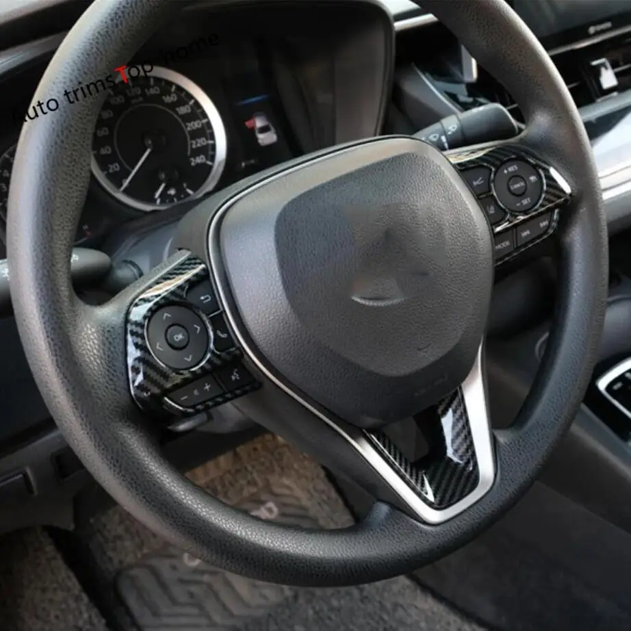 

Steering Wheel Button Decoration Frame Cover Trim For Toyota RAV4 XA50 / Corolla E210 / Corolla Cross 2019 - 2024 Accessories