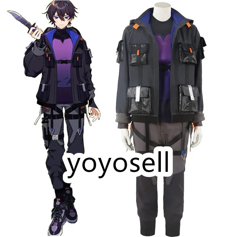

Новый костюм для косплея VTuber NIJISANJI Luxiem Shoto 2,0, тематический костюм на Хэллоуин