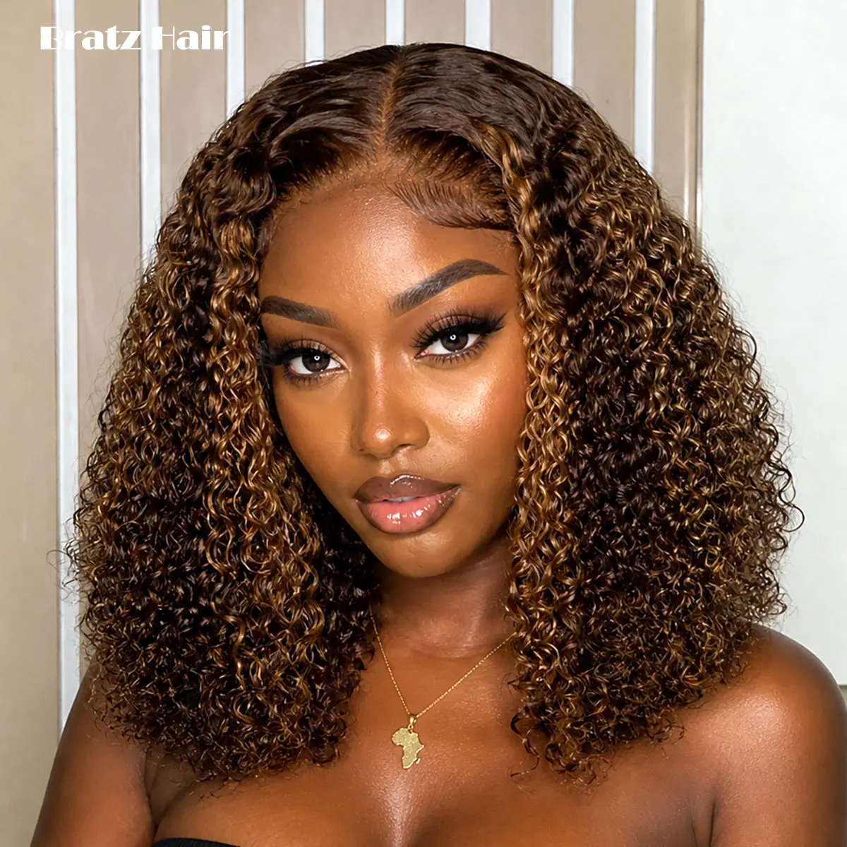 Super Double Drawn Piano Color Pixie Curls 4x4 5x5 Closure Wigs Human Hair Highlight 13x6 13x4 HD Lace Fron Curly Wigs Glueless