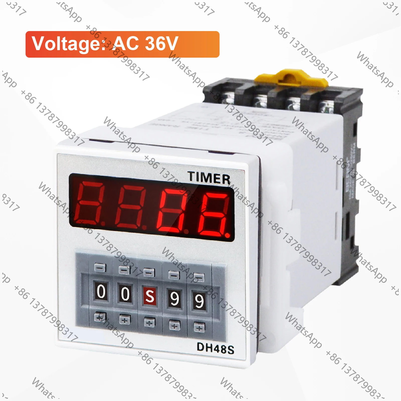 Home Automation Industry - Digitales Zeitrelais 0,01s-99h, Einbau-Timer-Schalter AC/DC 12V
