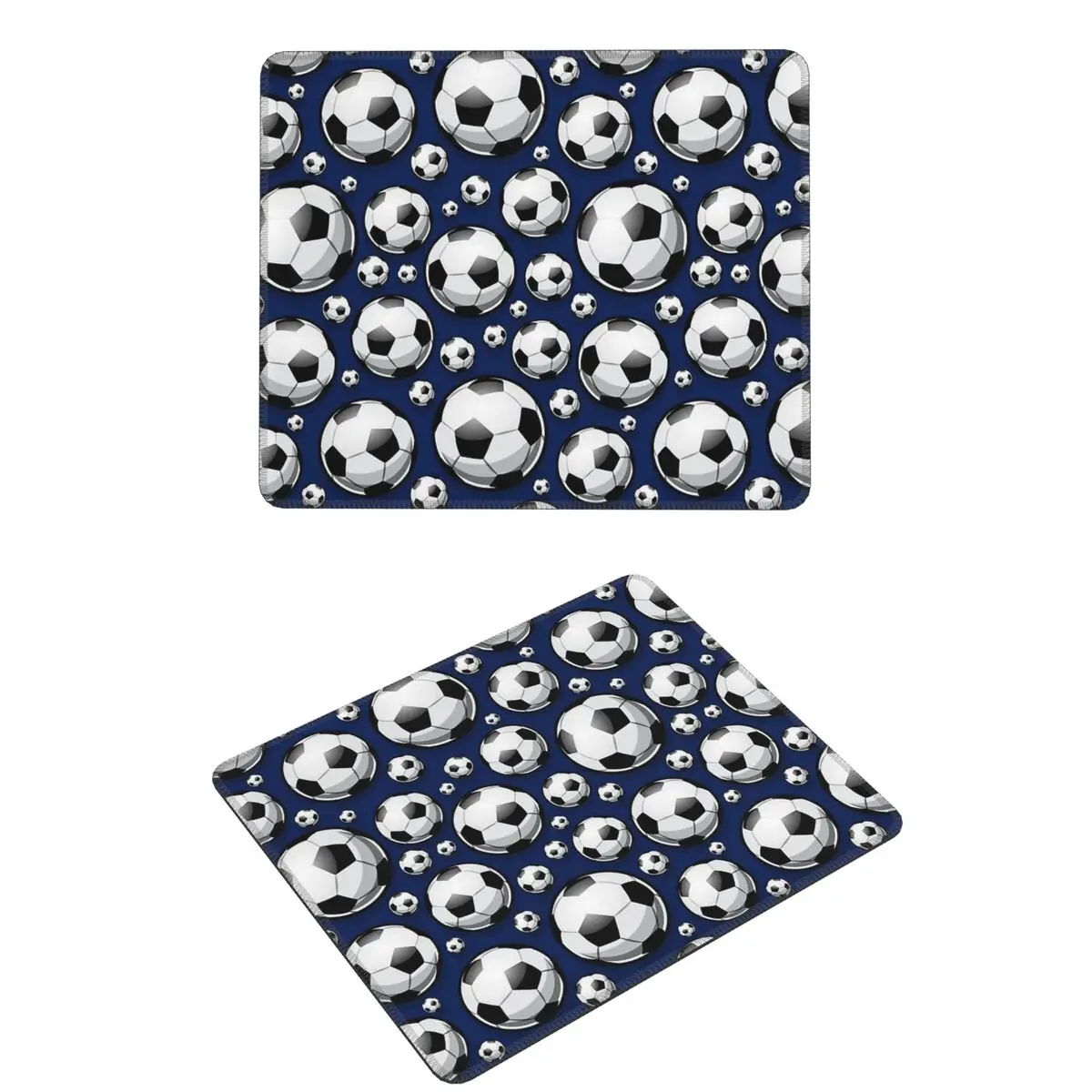 

Soccer Ball Balls Pattern Blue Football Sport Sports Mouse Pad Computer Keyboard Mouse Mat Gamer PC Desk Mat Office Table Mats