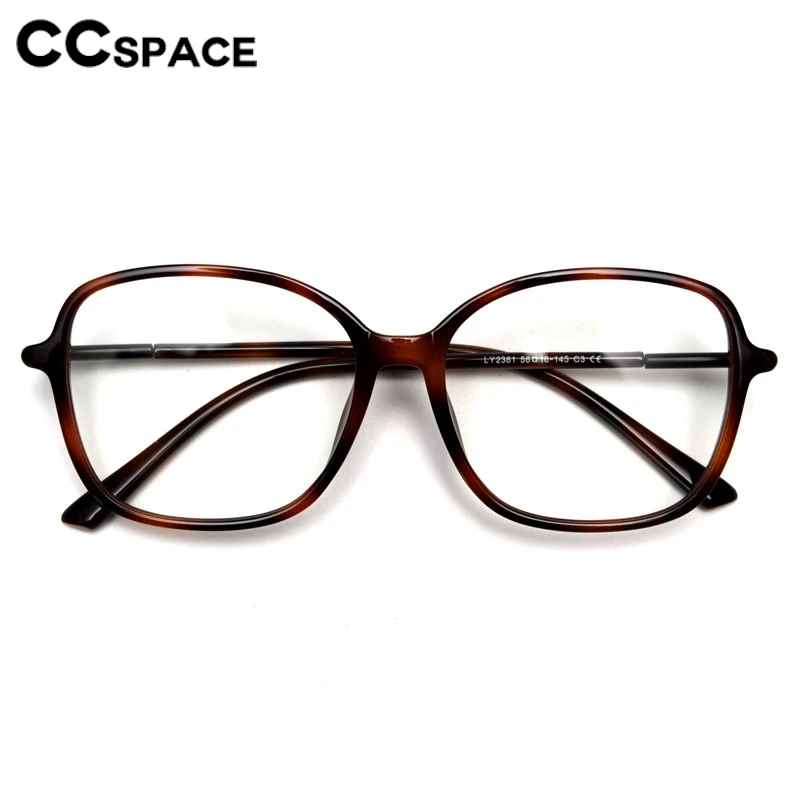 Large Size Oval Glasses Frame Women Fashion TR90 Optical Clear Eyegalsses Customizable Prescription Spectacles #302686