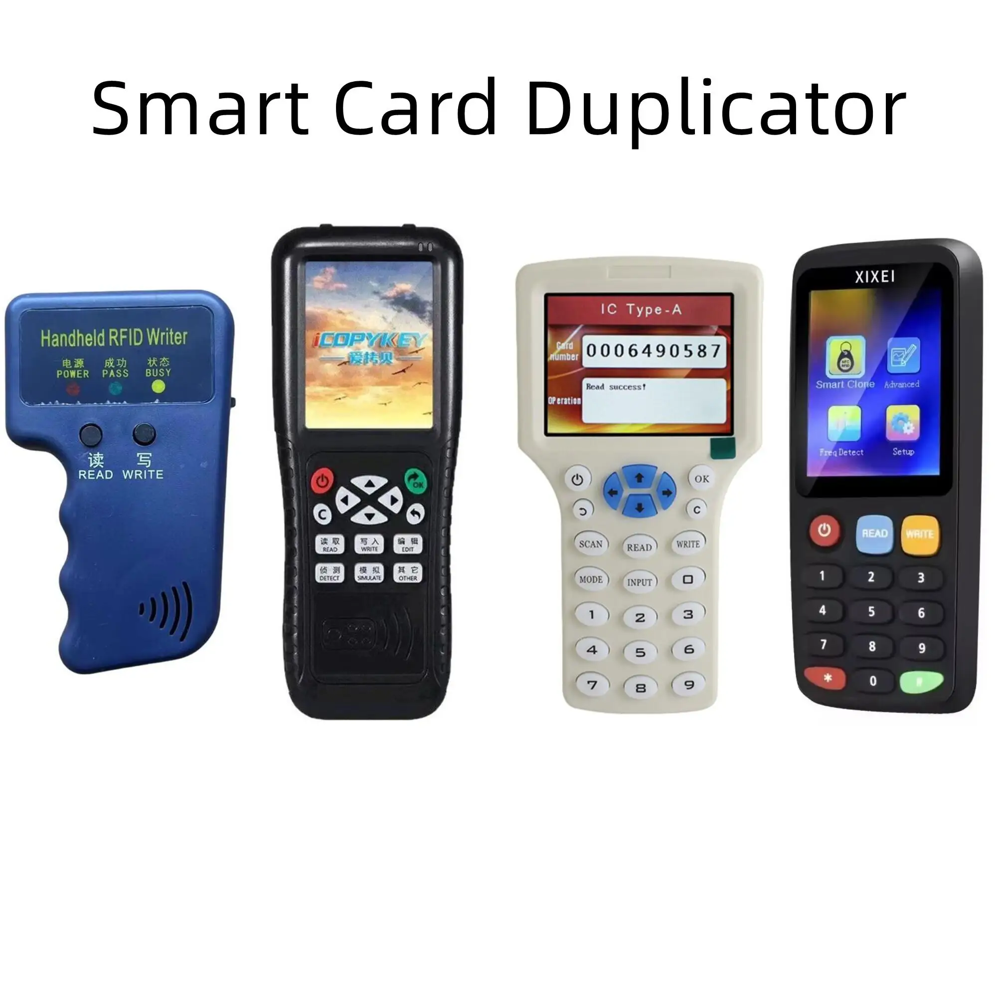 X7 X100 10 Frequency 125KHz EM4305 T5577 13.56MHz UID NFC Smart Reader Writer RFID Copier Access Card Programmer Duplicator Copy