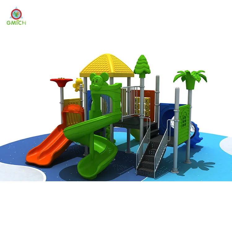 Plastic Outside Slides Kids Play Park Children Outdoor Playground Equipment  Commercial Outdoor Play Toy