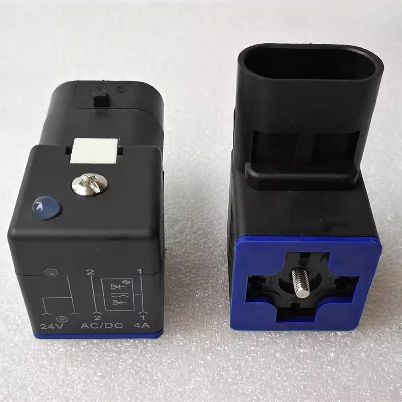 Solenoid Valve Plug HONGMING DIANZI 24VAC-DC-4A 48 DOYDZ TENDA DDFCC