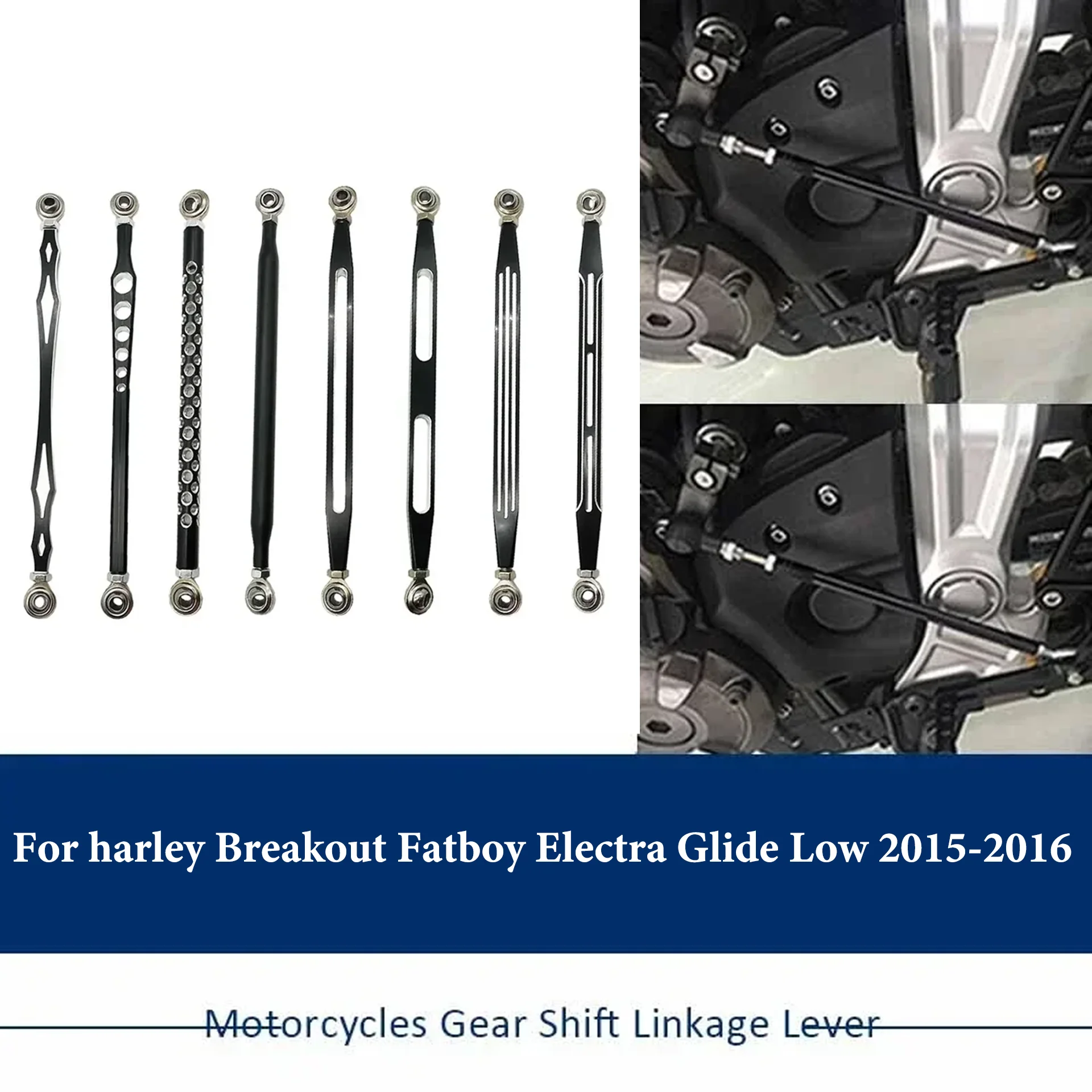 

Motorcycles Gear Shift Linkage Lever For Harley Bad Boy Blackline Breakout Electra Road Street Glide Fatboy Heritage Softail