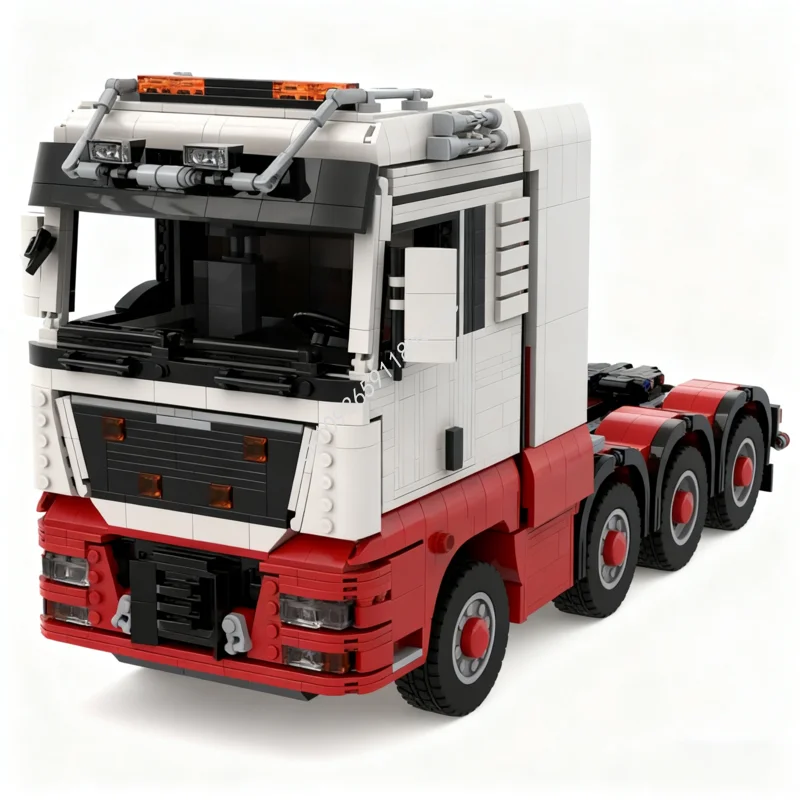 2859pcs MOC MAN Truck 8x4 Technische Model bouwstenen Modulaire Kids Onderwijs Architectuur Verjaardag Speelgoed kerstcadeaus
