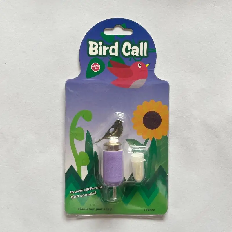 1Pcs Bird Whistle Hand Twisted Sound Maker Outdoor Survival Hunting Camping Tool Bird Calling Training for Adults Beginners