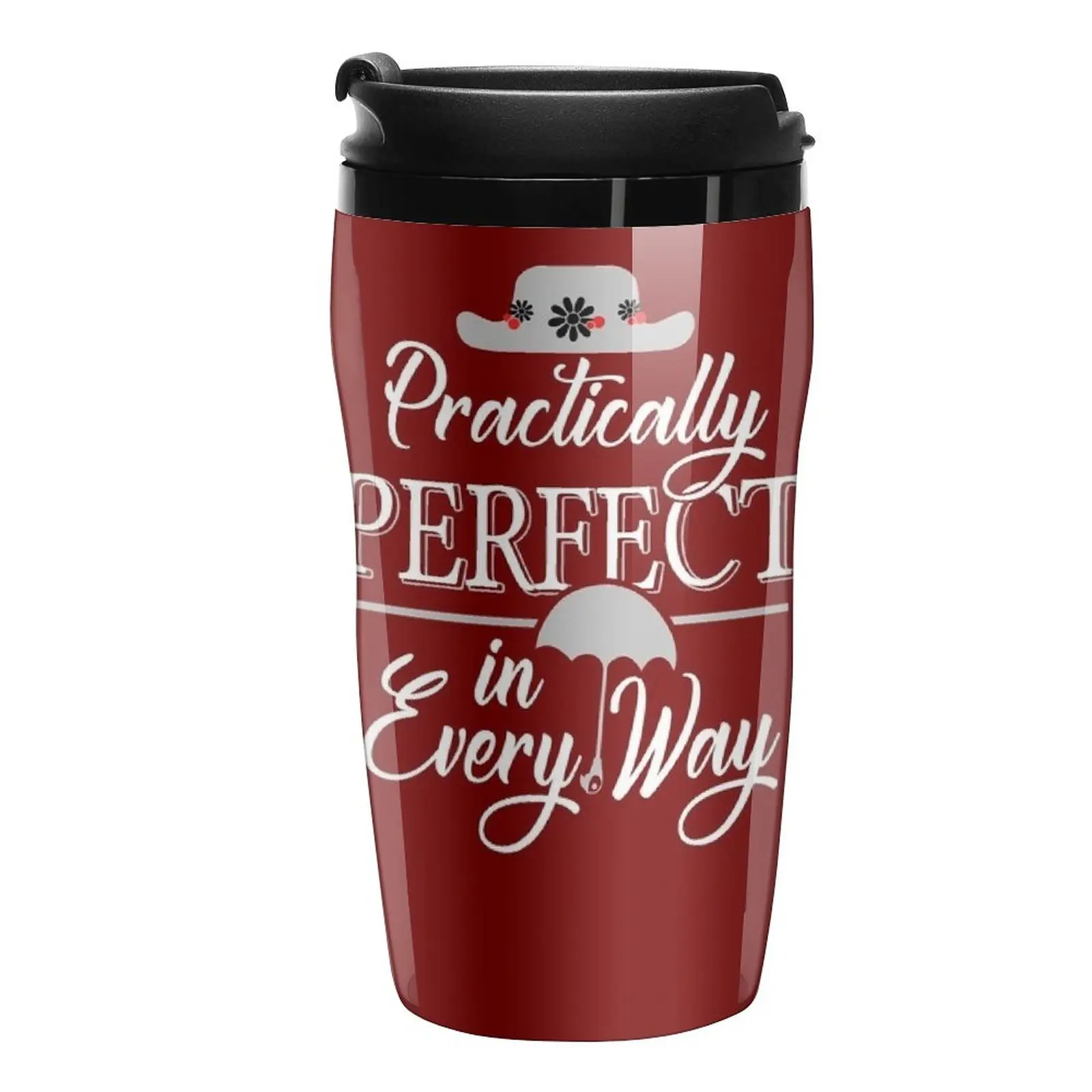 

New Practically Perfect in Every Way Travel Coffee Mug Coffee Cup Espresso Coffee Set