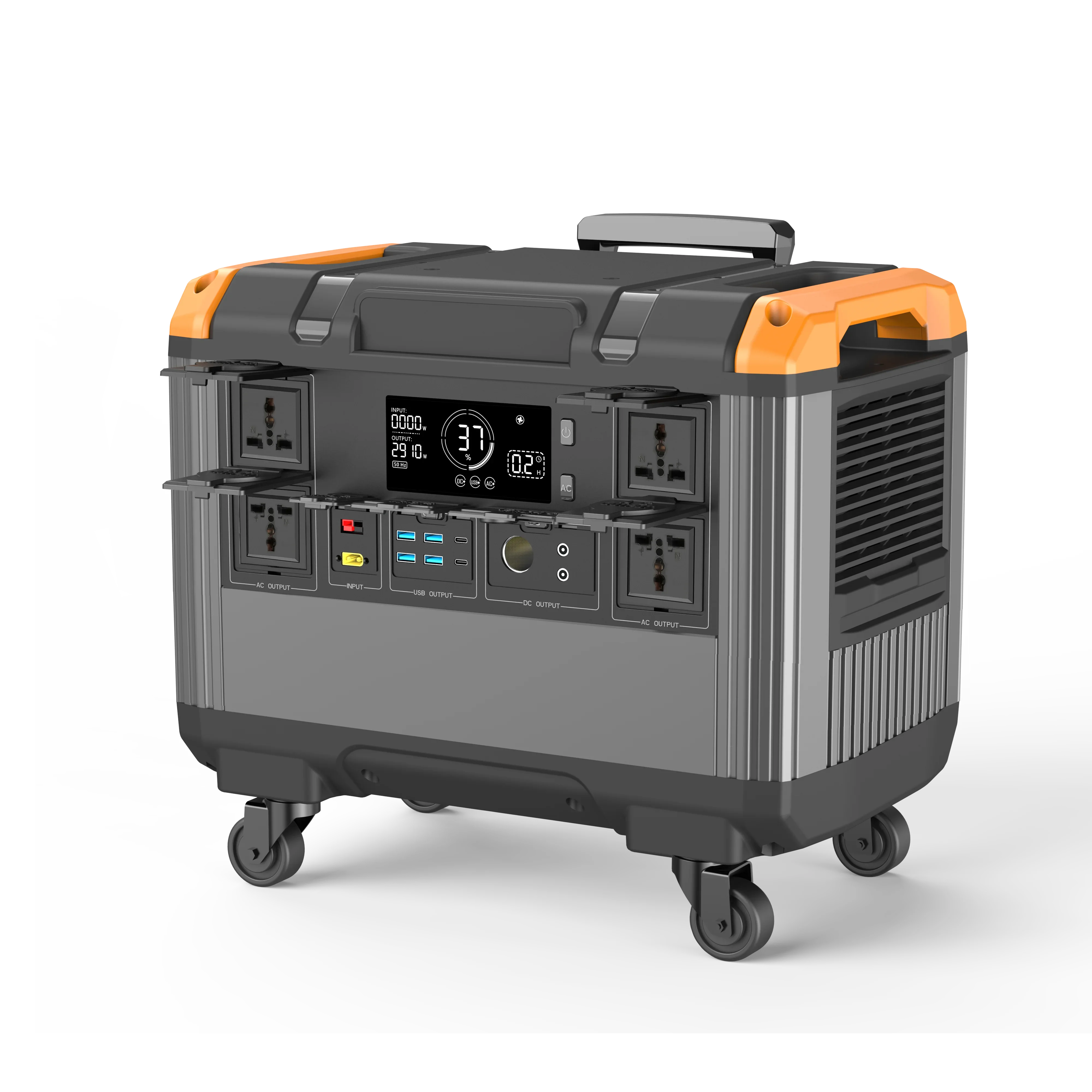 Emergency backup 30KW 40KW 60KW solar generator storage large capacity system for home commercial energy supply