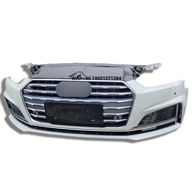 

The Front Bumper Fan Radiator Grille and Parking Sensor of for A5 Are Complete