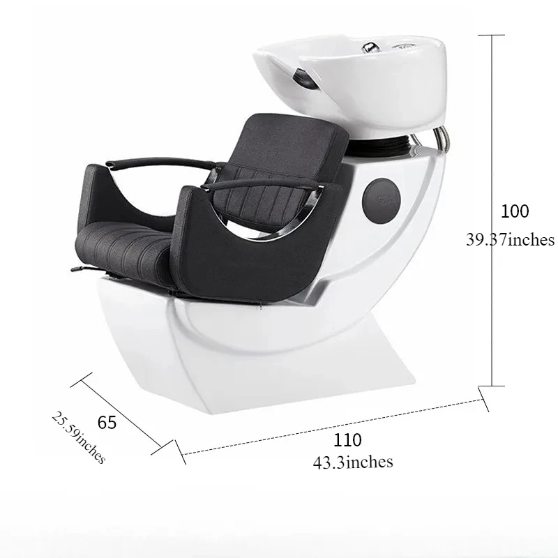 Head Spa Equipment Shampoo Chair Recliner Massager Hairdressing Salon Chairs Beauty Salon Makeup Barberia Commercial Furniture