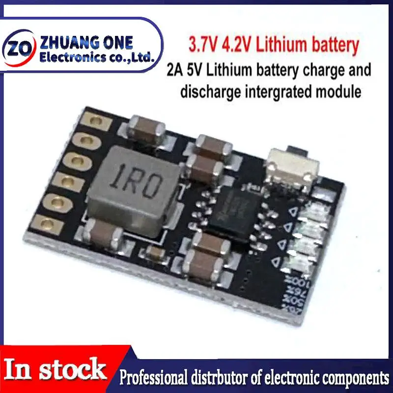MH-CD42 DC 5V 2.1A Mobile Power Diy Board 4.2V Charge/Discharge(boost)/battery protection/indicator module 3.7V lithium 18650